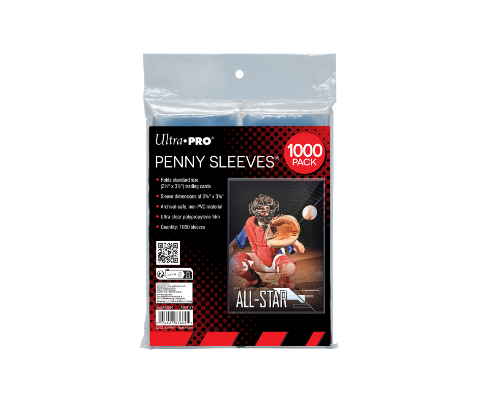 1000 stk Ultra PRO Soft Penny Sleeve