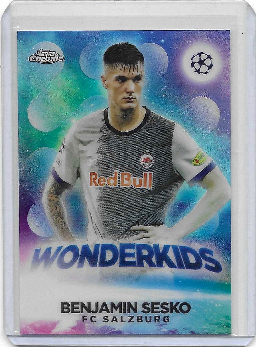 Benjamin Sesko - 2022-23 Topps Chrome - Wonderkids - Salzburg