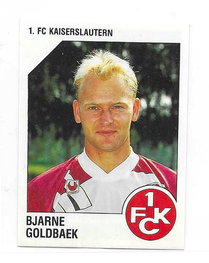 Bjarne Goldbæk - Panini Fussball Bundesliga 1993 - Kaiserslautern