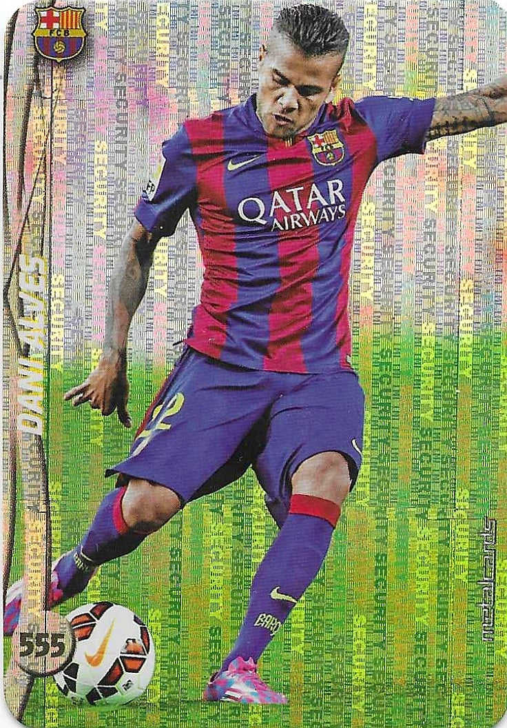 Dani Alves - 2015 Mundicromo Las Fichas Quiz de la Liga - Barcelona