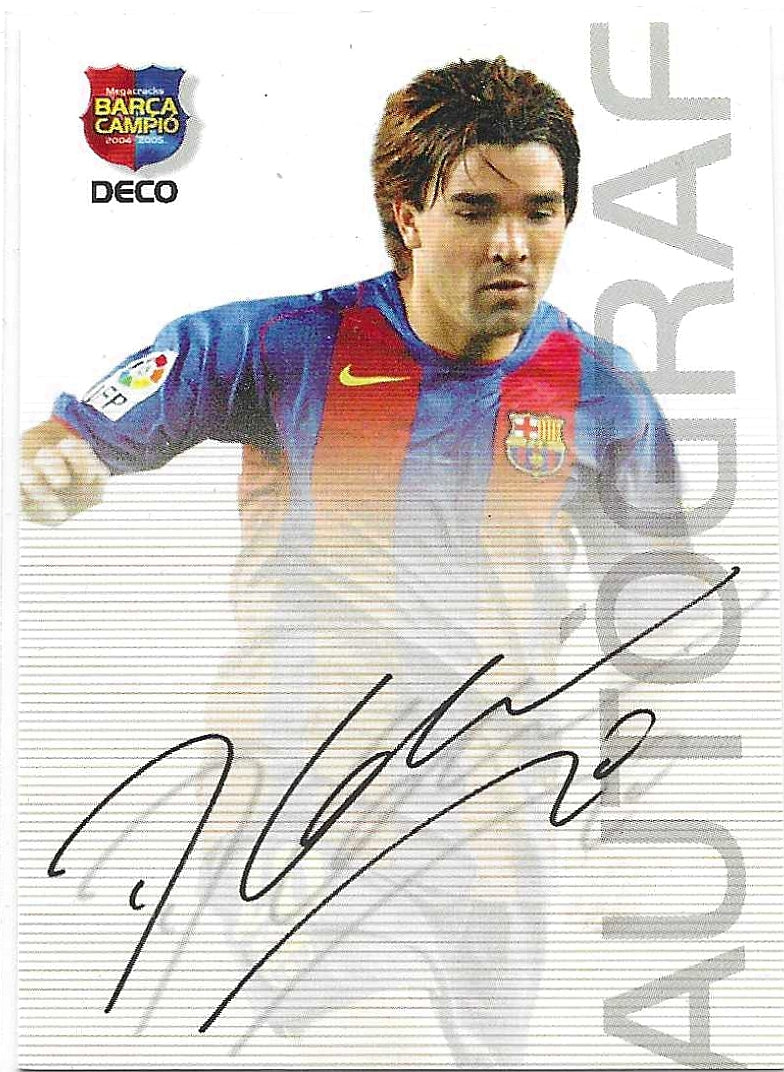 Deco - 2004 Panini Sports Mega Cracks Barca-Campio - Barcelona