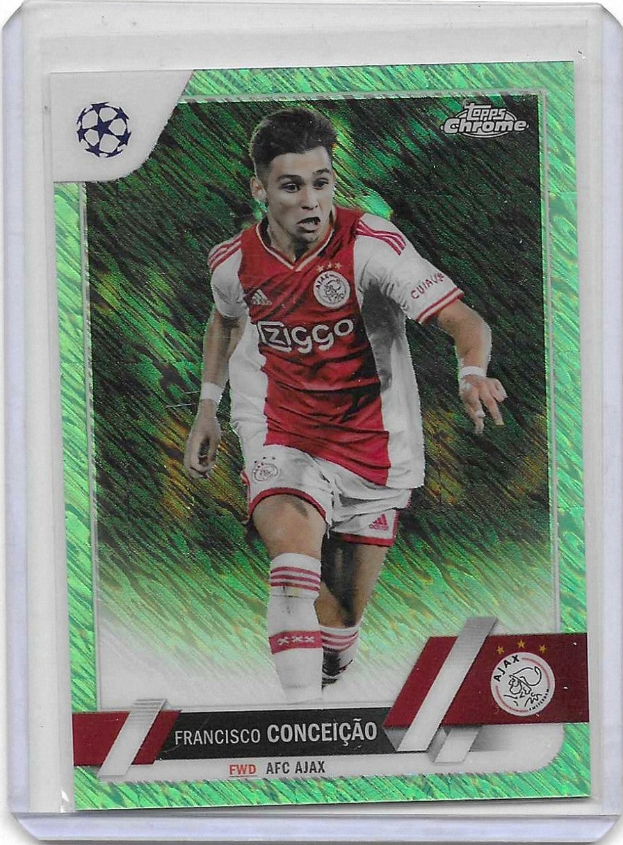 Francisco Concecão - 2022-23 Topps Merlin - Neon Green Shimmer Refractor /399 - Ajax