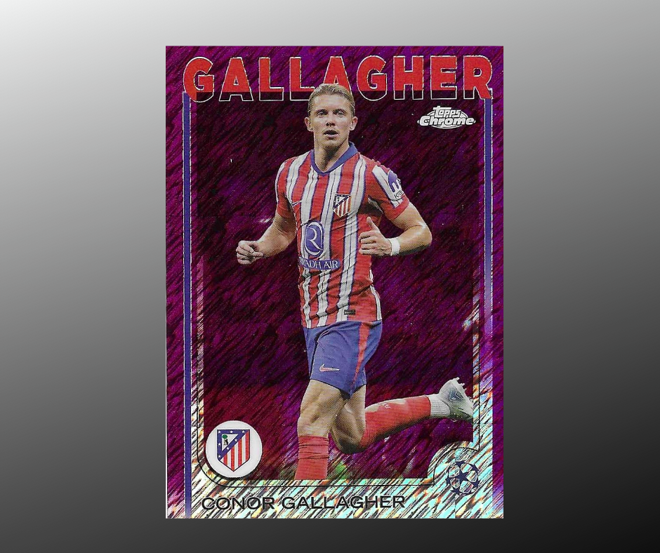 Gallagher - 2024-25 Topps Chrome UEFA Club Competitions - Magenta Shimmer Refractors - Alt Madrid