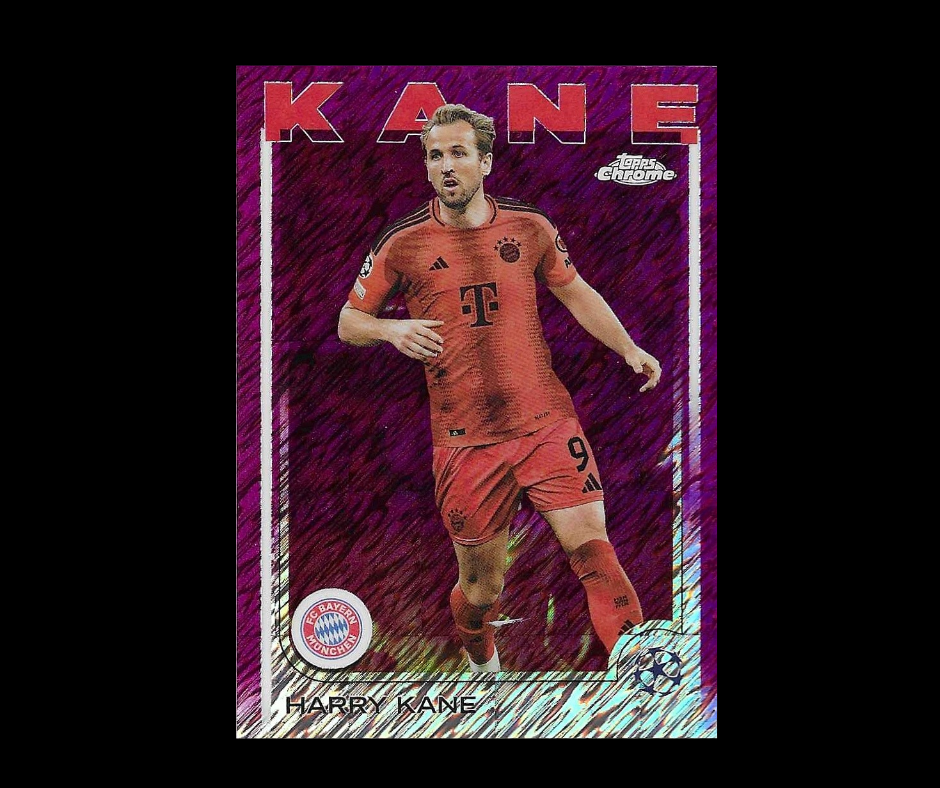 Harry Kane - 2024-25 Topps Chrome UEFA Club Competitions - Magenta Shimmer Refractors - FC Bayern Munchen