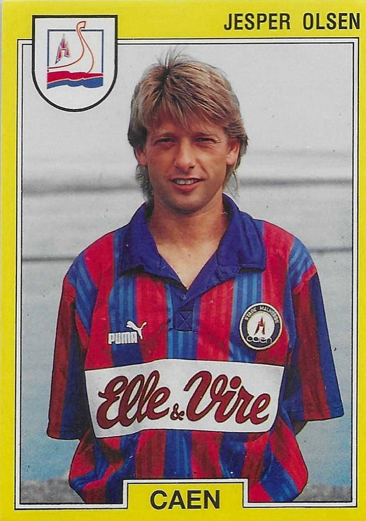 Jesper Olsen - PANINI FOOT 92 Stickers - Caen