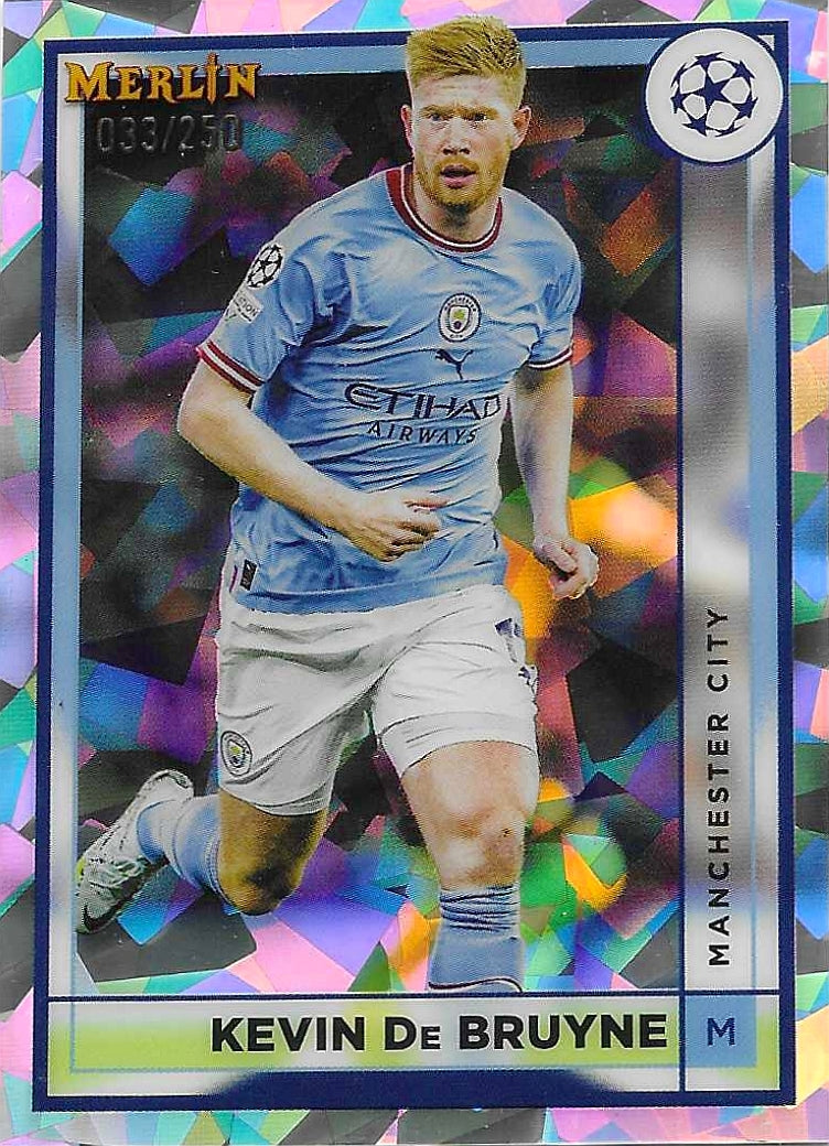 Kevin De Bruyne - 2022-23 Topps Merlin UEFA - Atomic Refractors /250 - Manchester City