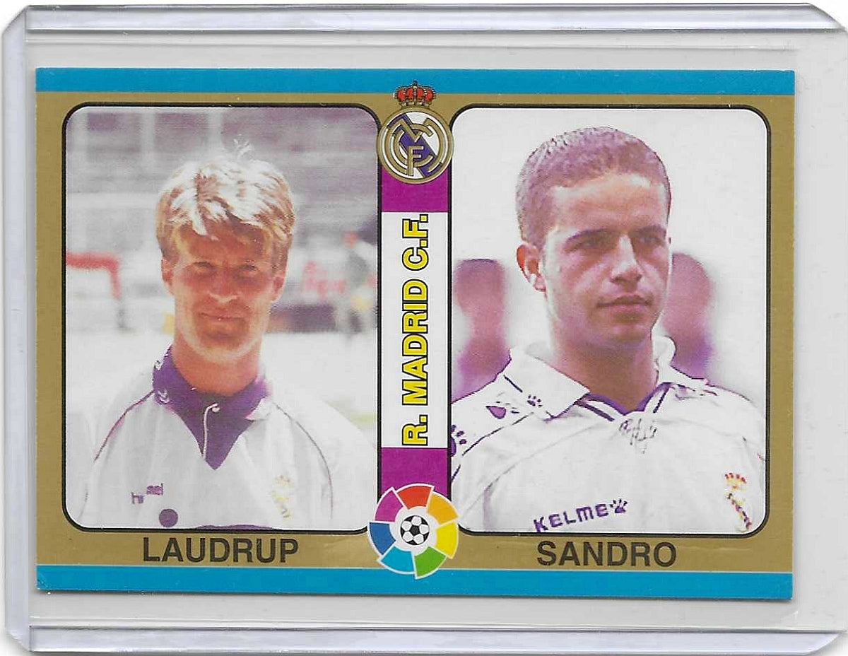 Michael Laudrup/Sandro - 1994-95 Mundicromo Sport Futbol Total - Real Madrid