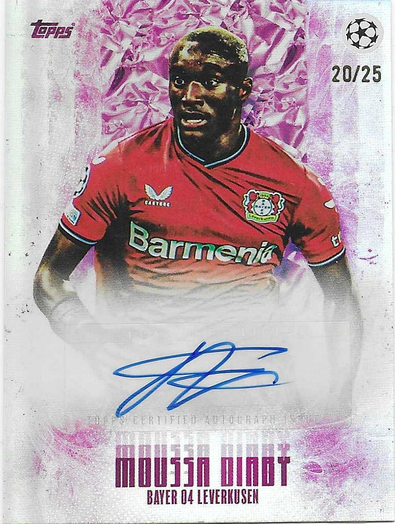 Mussa Diaby - 2022-23 Platinum Curated Set Auto /25 - Leverkusen
