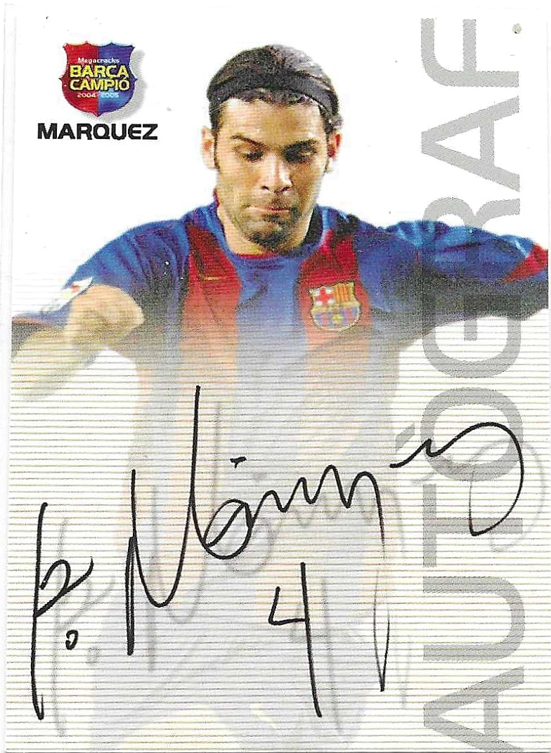 Rafael Marquez - 2004 Panini Sports Mega Cracks Barca-Campio - Barcelona