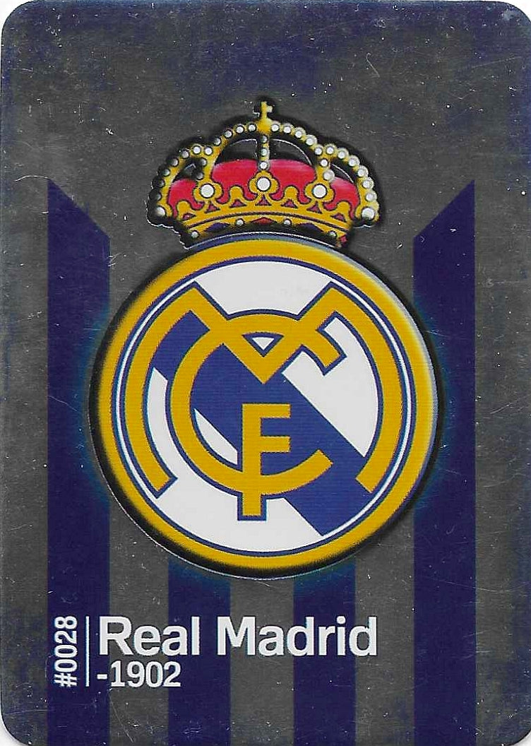 Real Madrid Logo - 2015-16 Mundicromo Las Fichas Quiz de la Liga