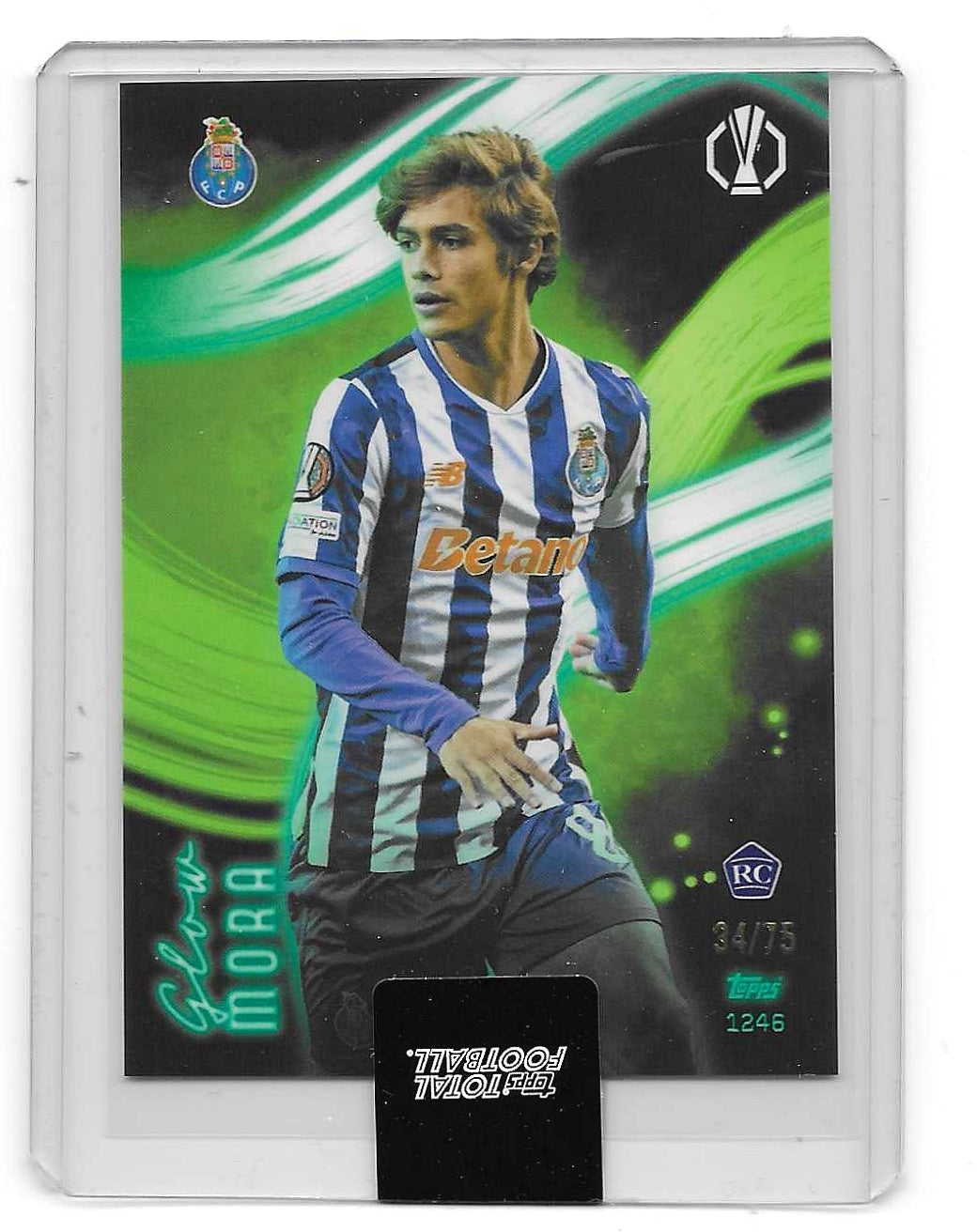Rodrigo Mora - Topps Total Football - Glow /75 - Rookie - FC Porto