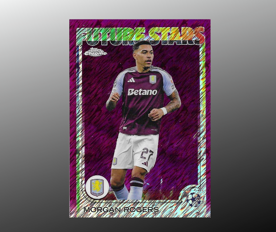 Roghers - 2024-25 Topps Chrome UEFA Club Competitions - Magenta Shimmer Refractors - Aston Villa