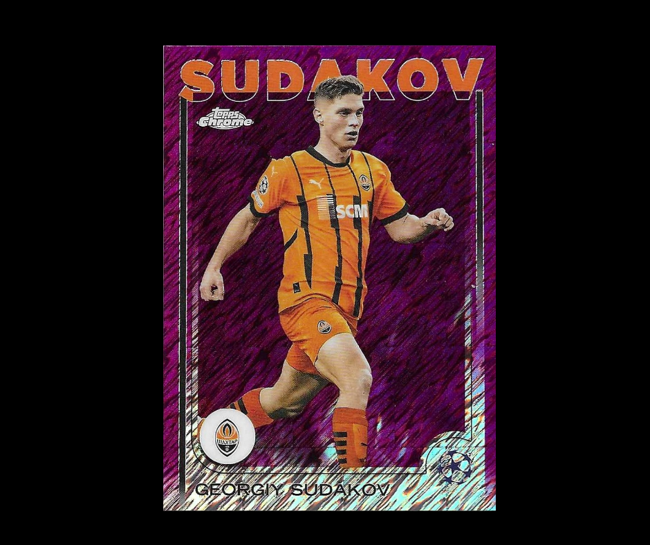 Sudakoc - 2024-25 Topps Chrome UEFA Club Competitions - Magenta Shimmer Refractors - Donesk