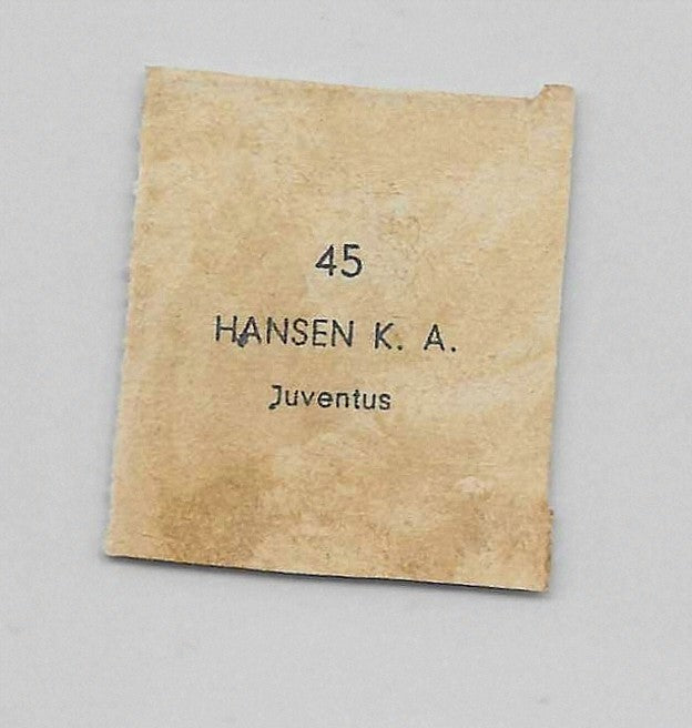 Karl Aage Hansen - DIdasco Albosport - Juventus