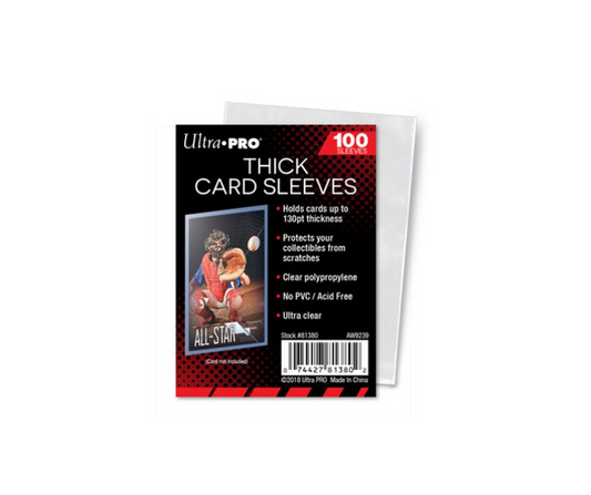 100 stk Ultra Pro Standard Thick Card Sleeves