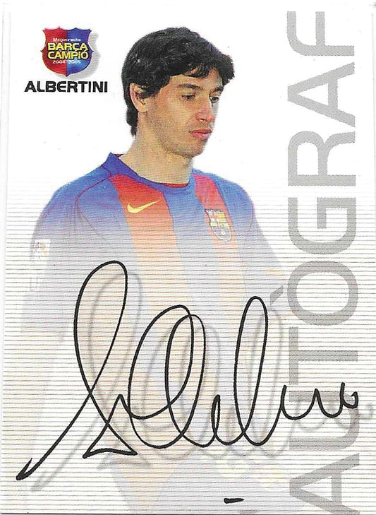 Albertini - 2004 Panini Sports  Mega Cracks Barca-Campio - Barcelona