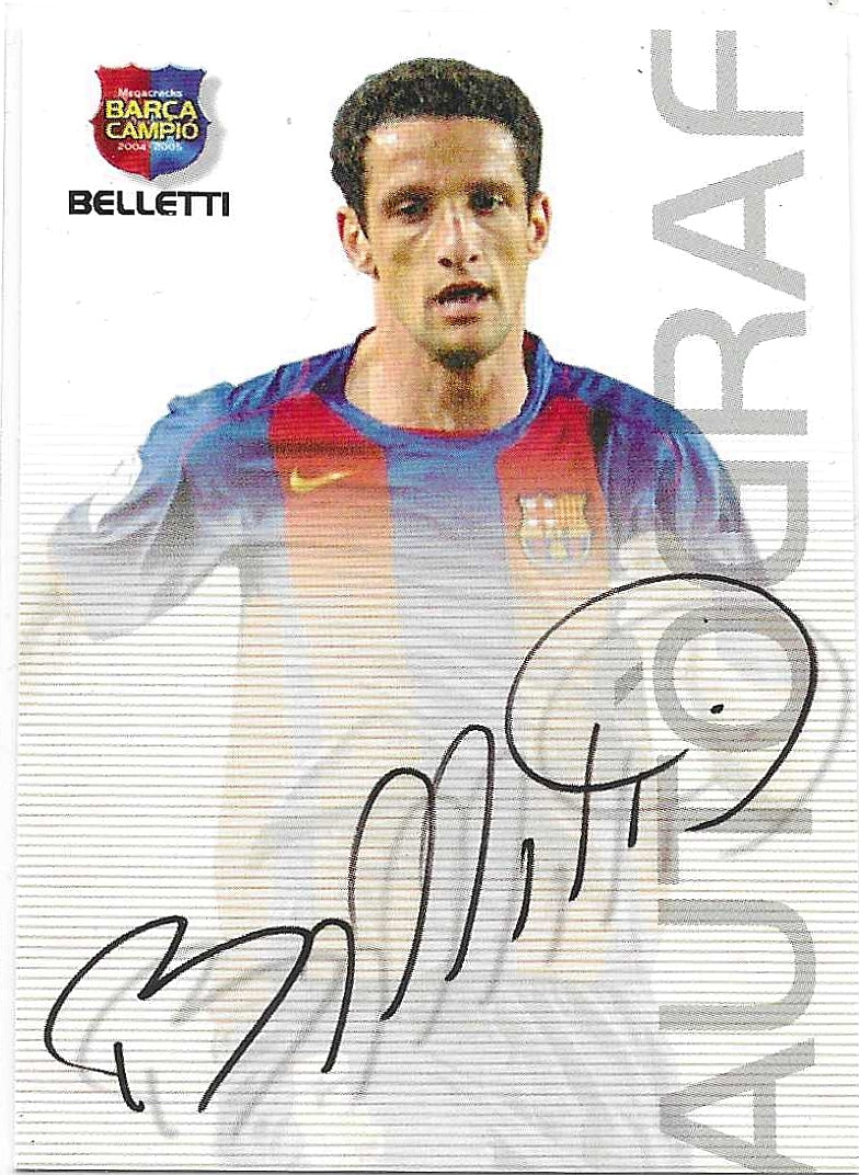 Belletti - 2004 Panini Sports  Mega Cracks Barca-Campio - Barcelona