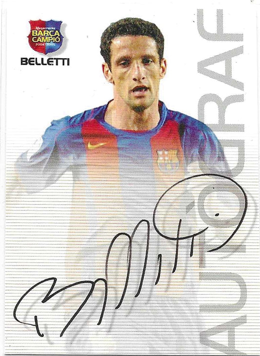 Belletti - 2004 Panini Sports  Mega Cracks Barca-Campio - Barcelona