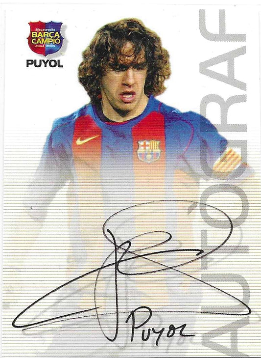 Carlos Puyol - 2004 Panini Sports  Mega Cracks Barca-Campio - Barcelona