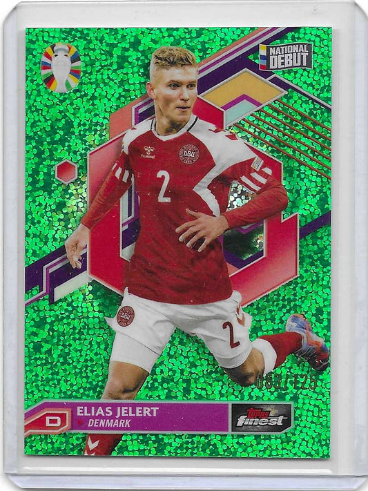Elias Ehlers - Topps Finest Euro 2024 - Green Cirkel /125