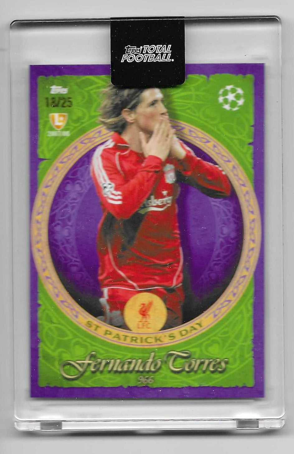 Fernando Torres - Topps Total Football - St Patrick's Day /25 - Liverpool