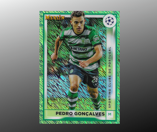 GONCALVES - Merlin 2022-23 - Neon Green Shimmer Refractors /350
