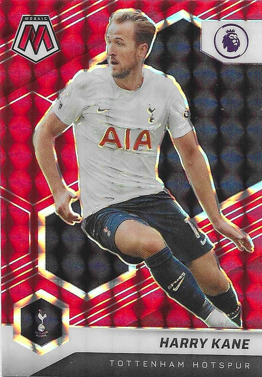 Harry Kane - 2021-22 Mosaic Premier League Soccer - Red Mosaic - Tottenham