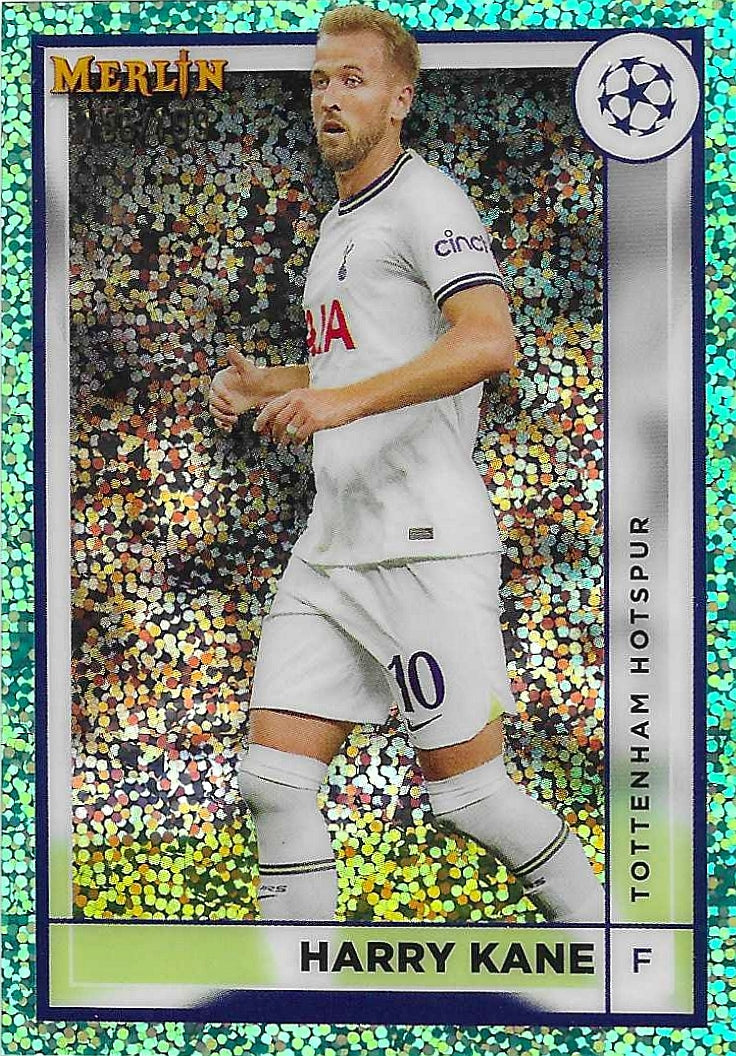 Harry Kane - 2022-23 Topps Merlin UEFA - Aqua Refractors /199 - Tottenham