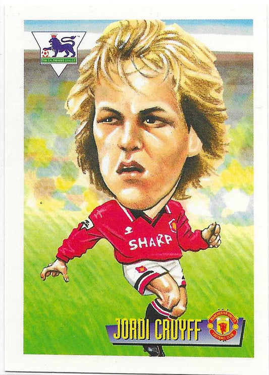 Jordi Cruyff - Merlin English Premier League 1996-1997 - Manchester United