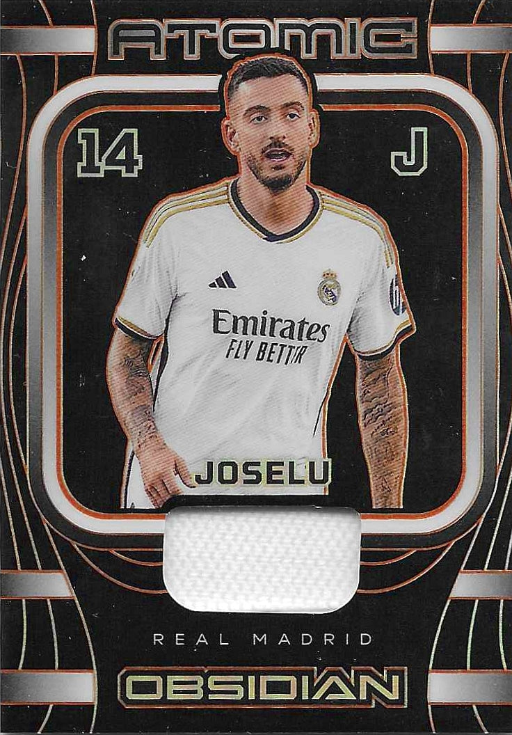 Joselu - 2023-24 Panini Obsidian - Atomic patch /99 - Real Madrid