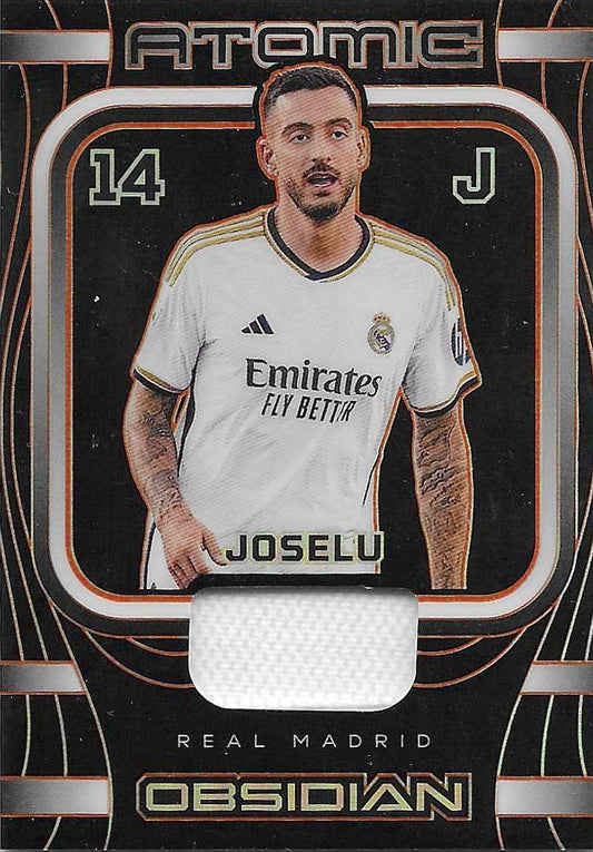 Joselu - 2023-24 Panini Obsidian - Atomic patch /99 - Real Madrid