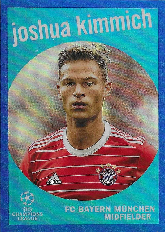 Joshua Kimmich - 2022-23 Topps Chrome UEFA Club Competitions - 1959 Topps - Blue Refractor / 150 - FC Bayern München