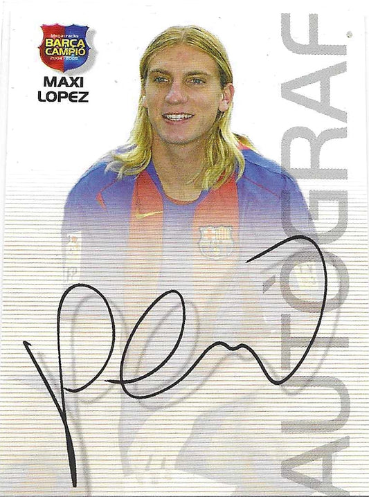 Maxi Lopez - 2004 Panini Sports  Mega Cracks Barca-Campio - Barcelona