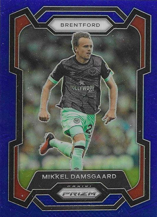 Mikkel Damsgaard - 2023-24 Panini Prizm Premier League - Blue Prizm /299