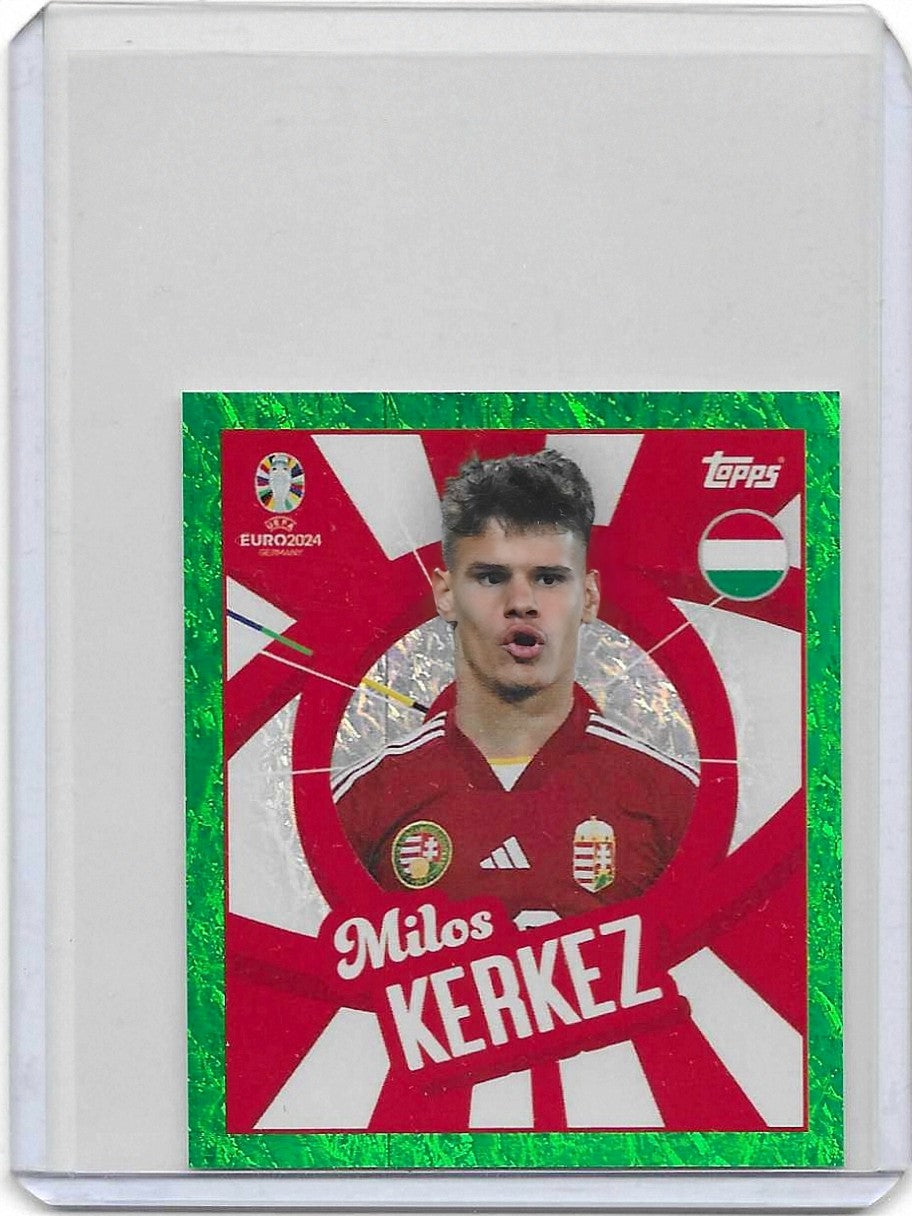 Milos Kerkez - Euro 2024 Sticker - Green