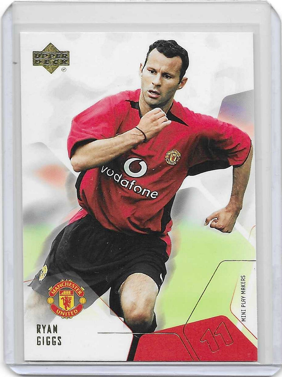 Rayn Giggs - 2003 Upper Deck Manchester United Mini Play Makers