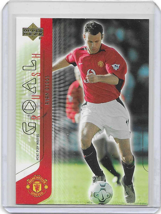 Rayn Giggs - 2003 Upper Deck Manchester United Mini Play Makers - Gold Rush