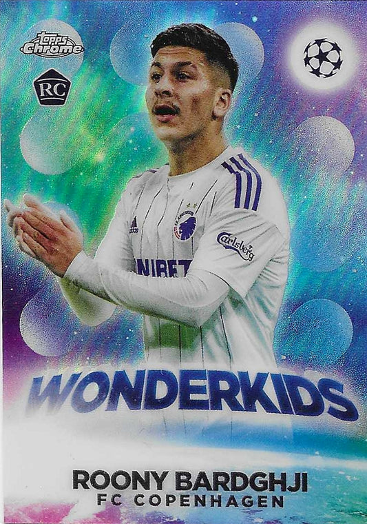 Roony Bardghji - 2022-23 Topps Chrome - Wonderkids Rookie