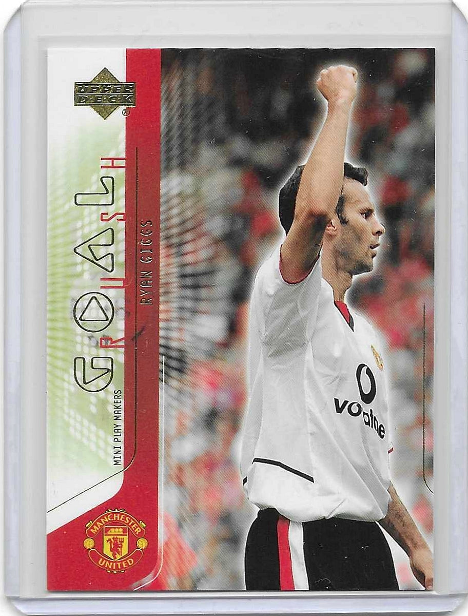 Ryan Giggs - 2003 Upper Deck Manchester United Mini Play Makers - Gold Rush