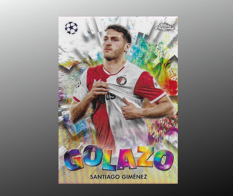 Santiago Gimenez - 2024-25 Topps Chrome UEFA Club Competitions - Golazo