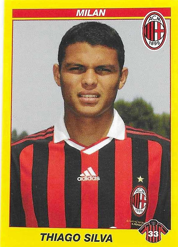 Thiago Silva - CALCIATORI Panini 2009-2010 - AC Milan