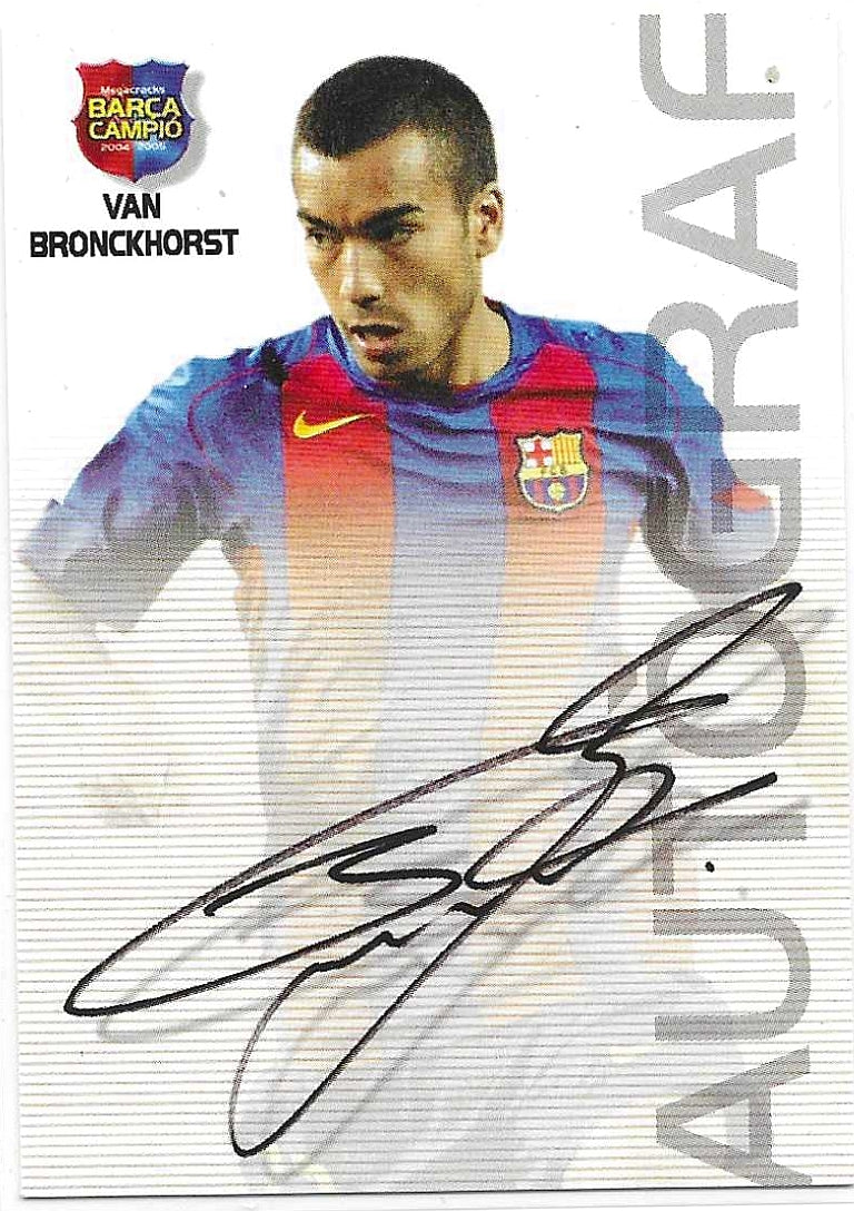 Van Bronkhorst - 2004 Panini Sports  Mega Cracks Barca-Campio - Barcelona