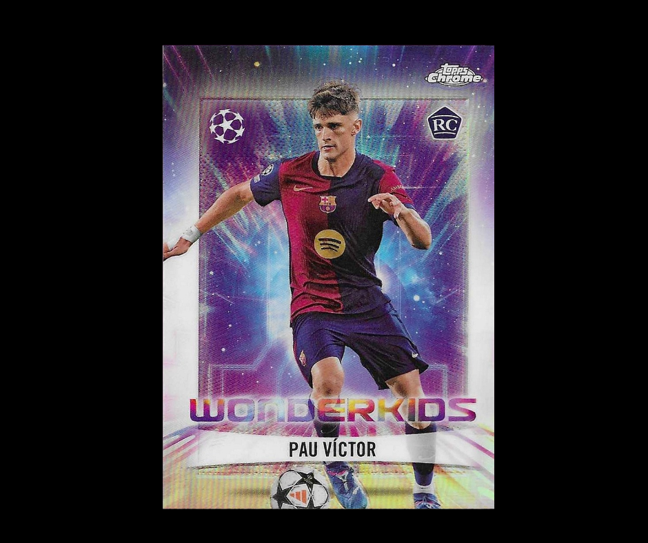 Victor - 2024-25 Topps Chrome UEFA Club Competitions - Wonderkids - Barcelona