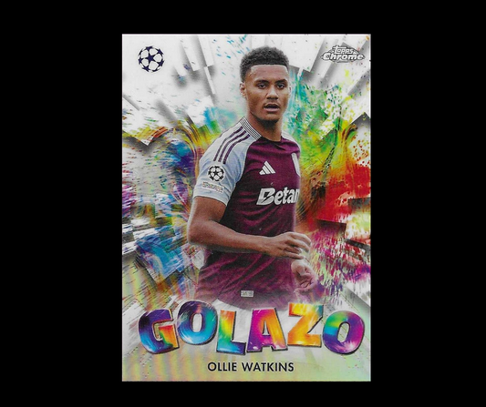 Watkins - 2024-25 Topps Chrome UEFA Club Competitions - Golazo - Aston Villa