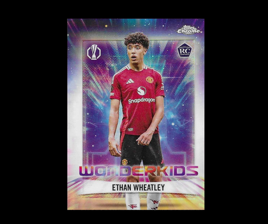 Wheatley - 2024-25 Topps Chrome UEFA Club Competitions - Wonderkids - Manchester United
