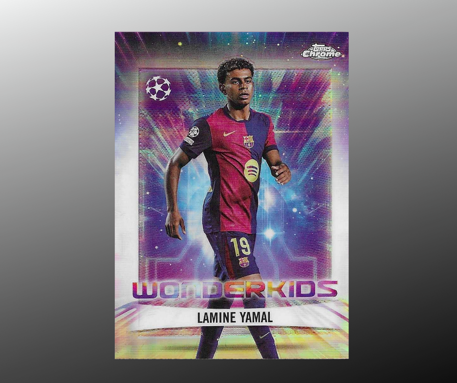 Yamal - 2024-25 Topps Chrome UEFA Club Competitions - Wonderkids - Barcelona