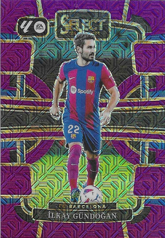 Ílkay Gündogan - 2023-24 Panini Select La Liga - Purple Mojo Prizm