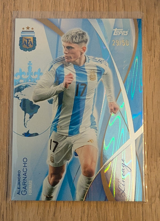 Alejandro Garnacho - Argentina Lineage - Gold /50 - Argentina
