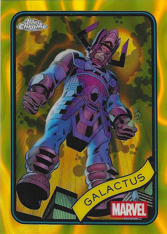 Galactus - Topps Chrome Marvel - Yellow Refractor
