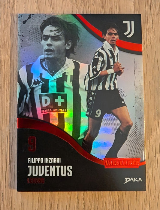 Filippo Inzaghi - Daka One Two - Red /25 - Juventus